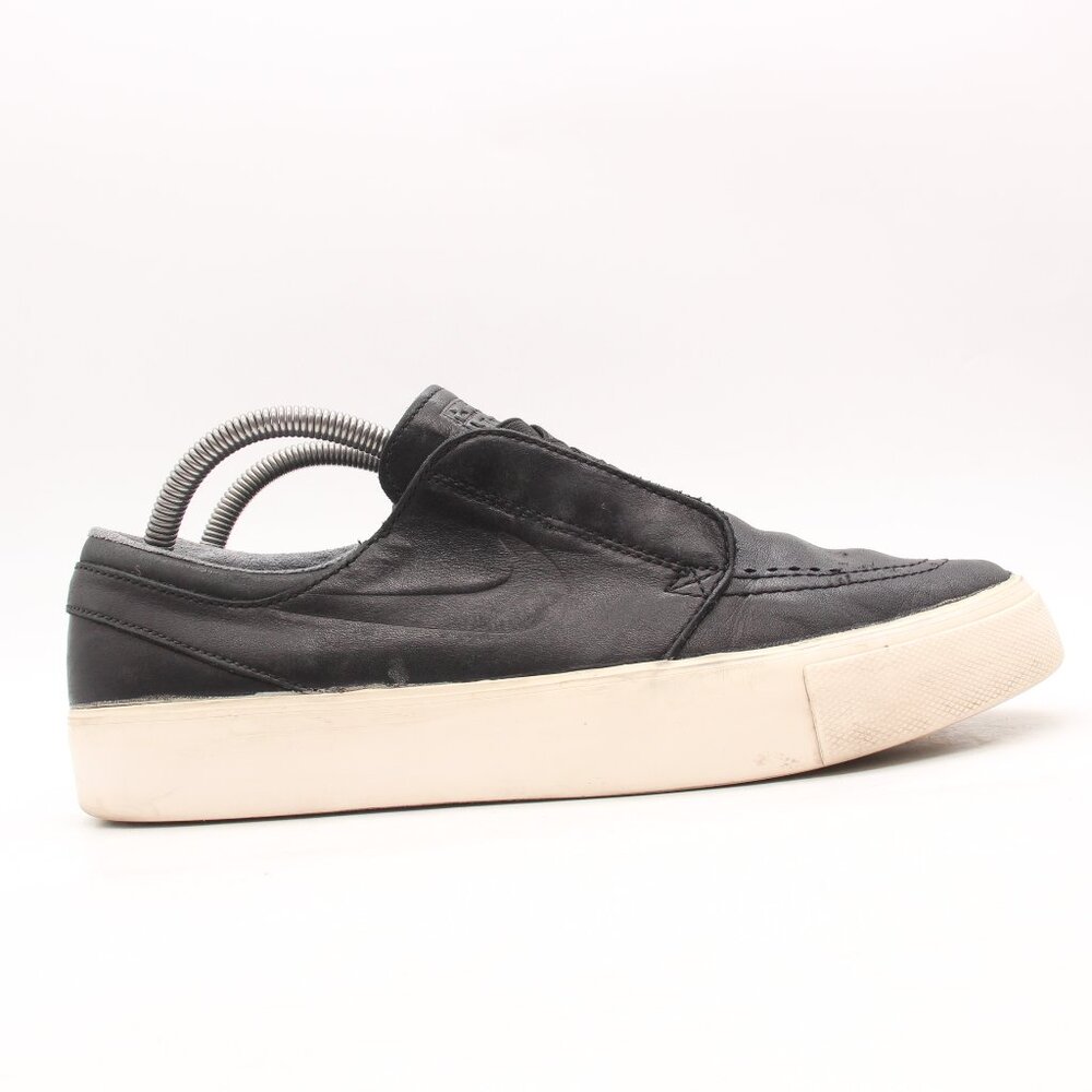 Men's Black Leather Sneakers